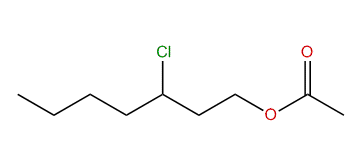 3-Chloroheptyl acetate